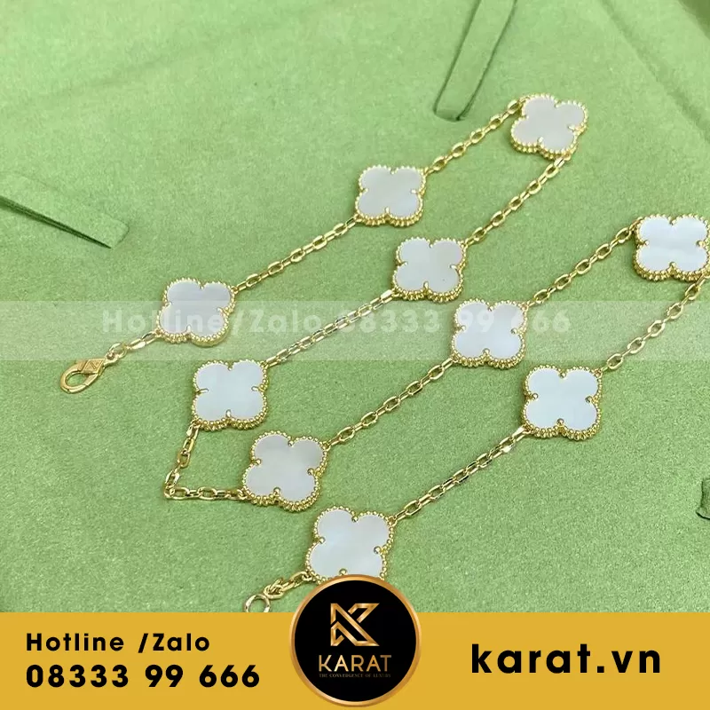 Vintage Alhambra necklaces VCA - Ảnh 4