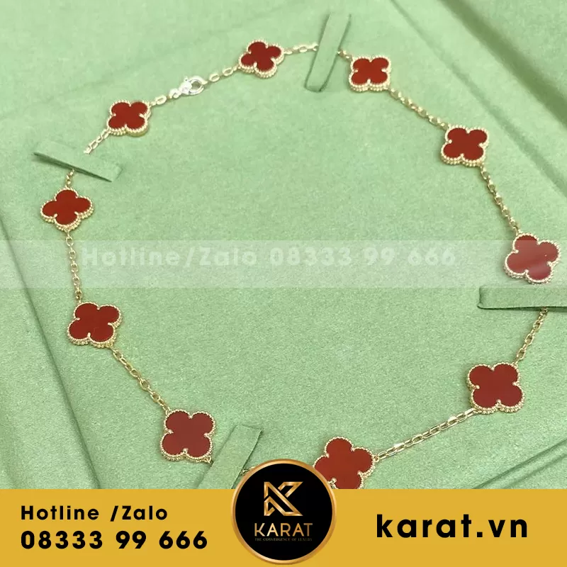 Van cleef & arpels necklaces gold 18k - Ảnh 4