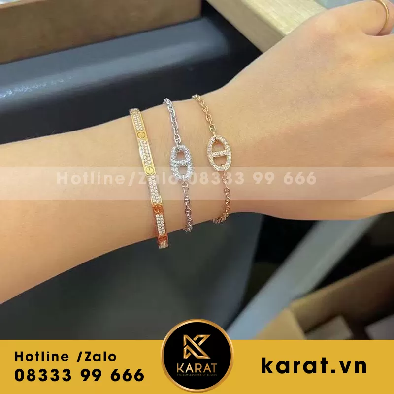 Hermes bracelets 18k - Ảnh 3