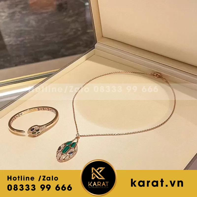 BVL serpenti necklaces and bracelet 18k - Ảnh 4