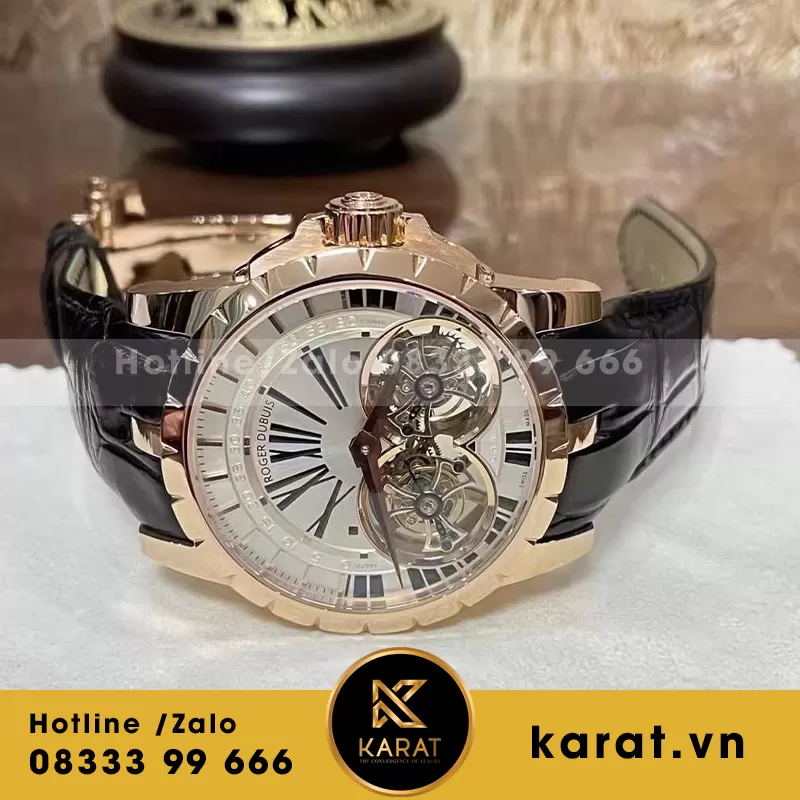 Đồng hồ roger dubuis double tourbillon - Ảnh 4