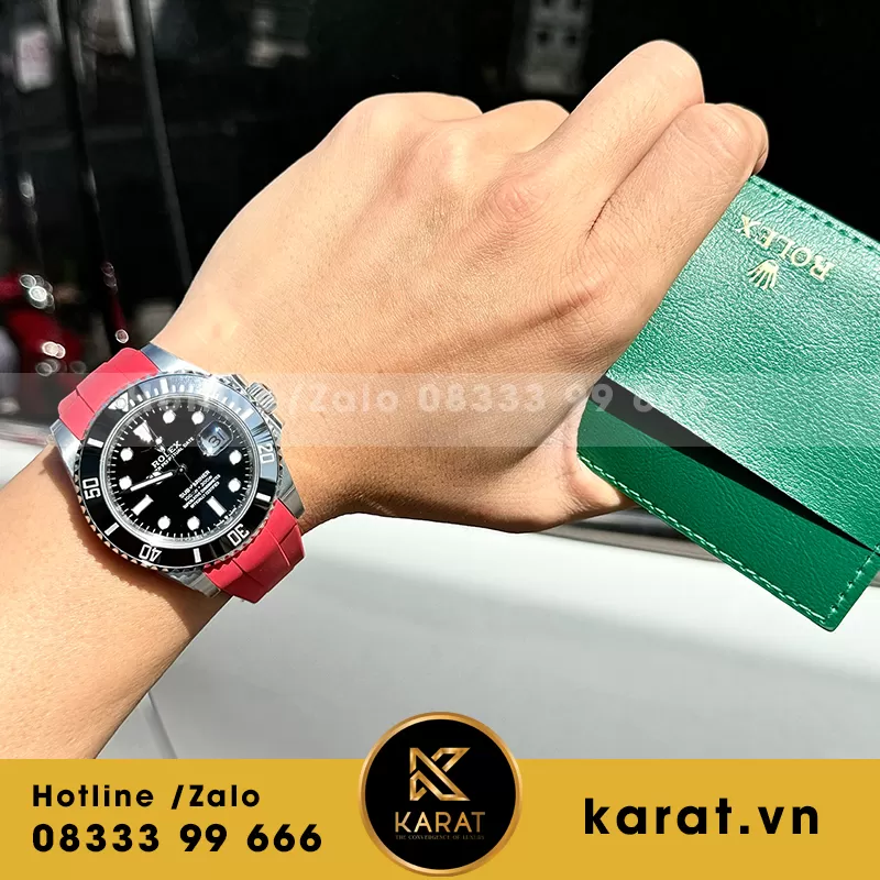 Rolex submariner mix red ruber B - Ảnh 4