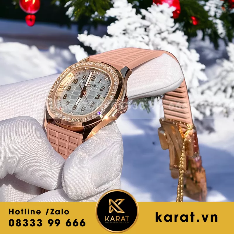 Đồng hồ patek philippe aquanaut nữ - Ảnh 4