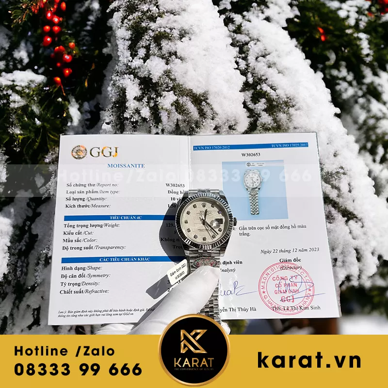 Đồng hồ rolex datejust 41mm độ mặt thiên thạch - Ảnh 4