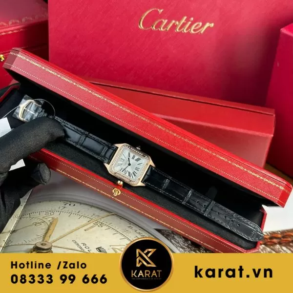 Cartier Santos Dumont fake - Ảnh 3