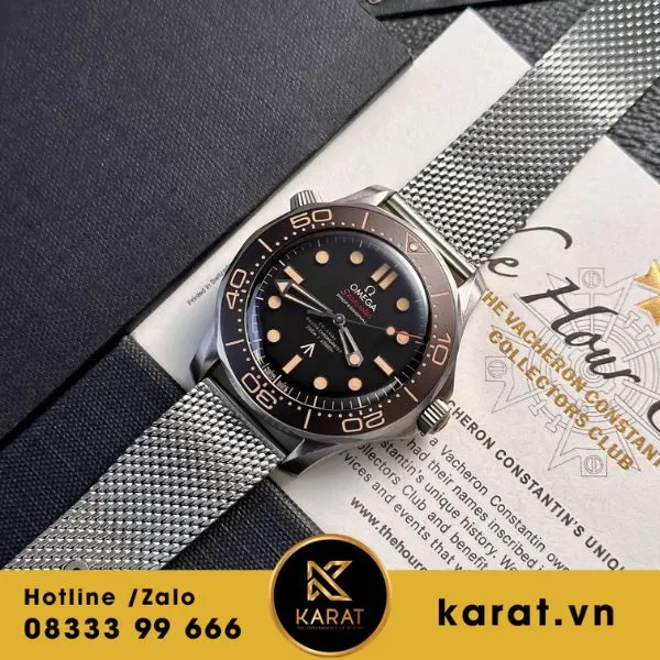Omega Seamaster Diver 300M Chronometer 007 Edition rep 11 - Ảnh 10