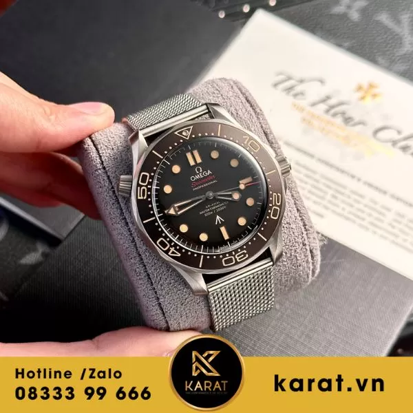 Omega Seamaster Diver 300M Chronometer 007 Edition rep 11 - Ảnh 8