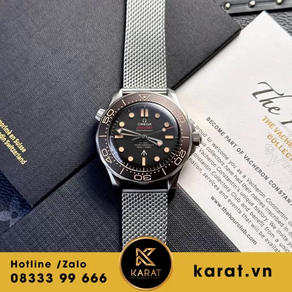 Omega Seamaster Diver 300M Chronometer 007 Edition rep 11 - Ảnh 4