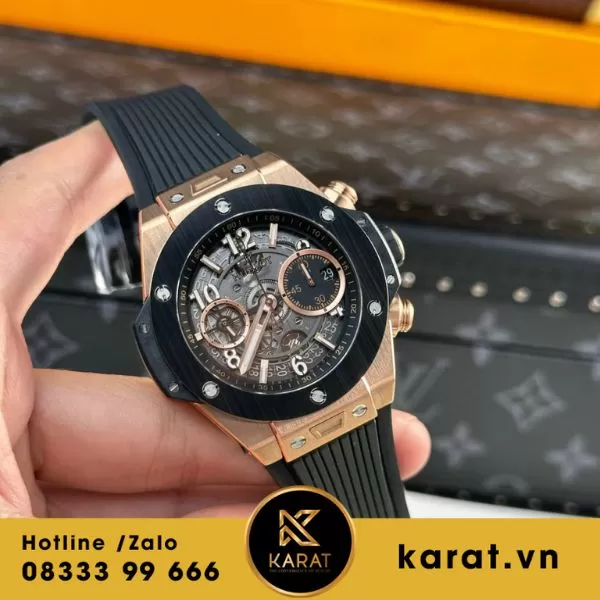Đồng hồ Hublot Big Bang Unico king gold ceramic 42mm - Ảnh 11