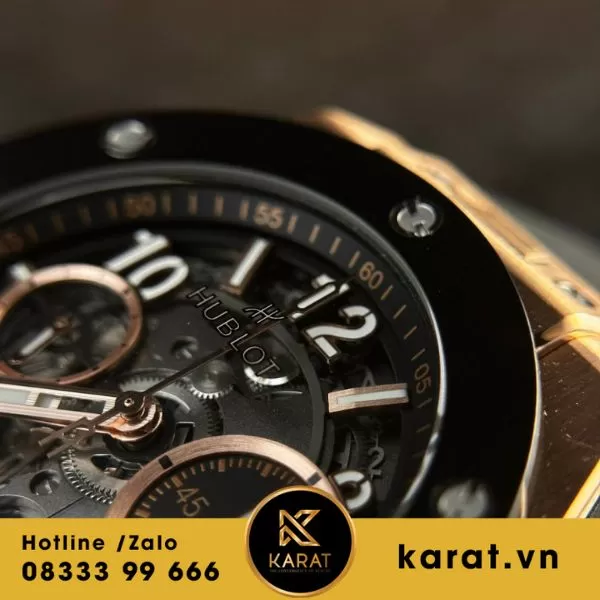 Đồng hồ Hublot Big Bang Unico king gold ceramic 42mm - Ảnh 10