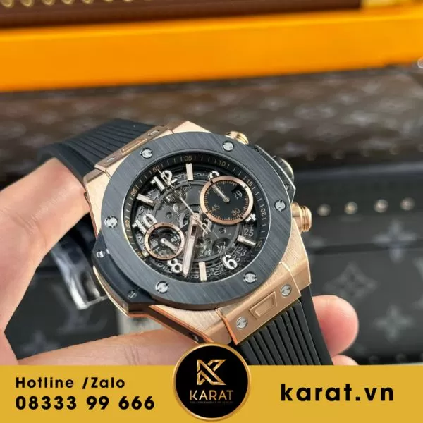 Đồng hồ Hublot Big Bang Unico king gold ceramic 42mm - Ảnh 9