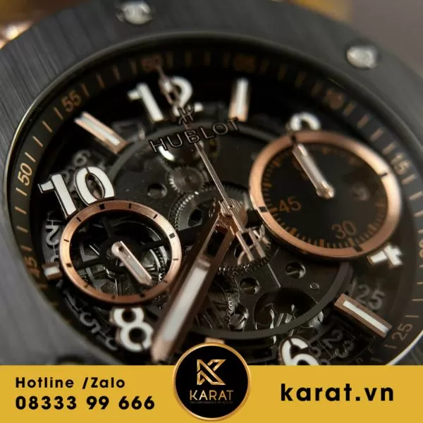 Đồng hồ Hublot Big Bang Unico king gold ceramic 42mm - Ảnh 3