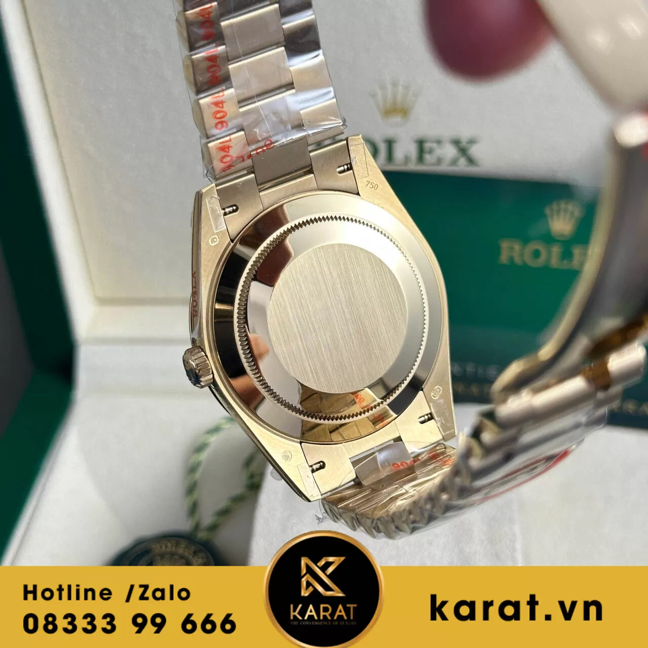 Đồng hồ Rolex Day-Date 40mm green dial 2024 - Ảnh 10