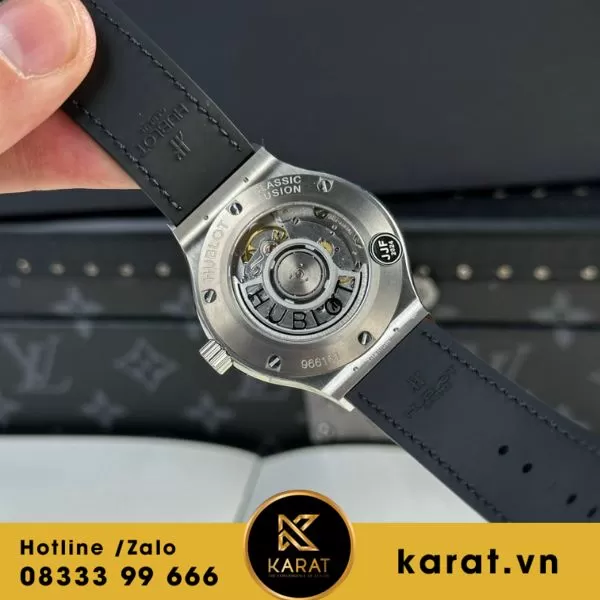 Đồng hồ Hublot Classic Fusion 38mm titanium mặt trắng - Ảnh 8