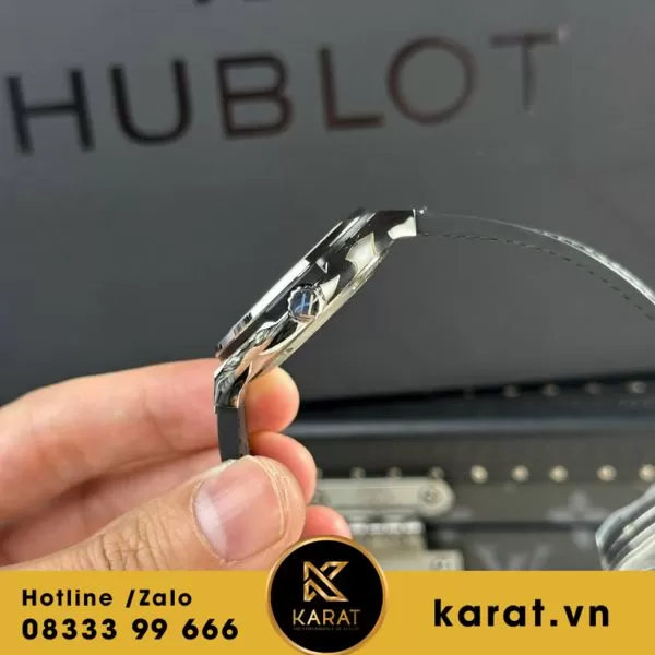 Đồng hồ Hublot Classic Fusion 38mm titanium mặt trắng - Ảnh 4