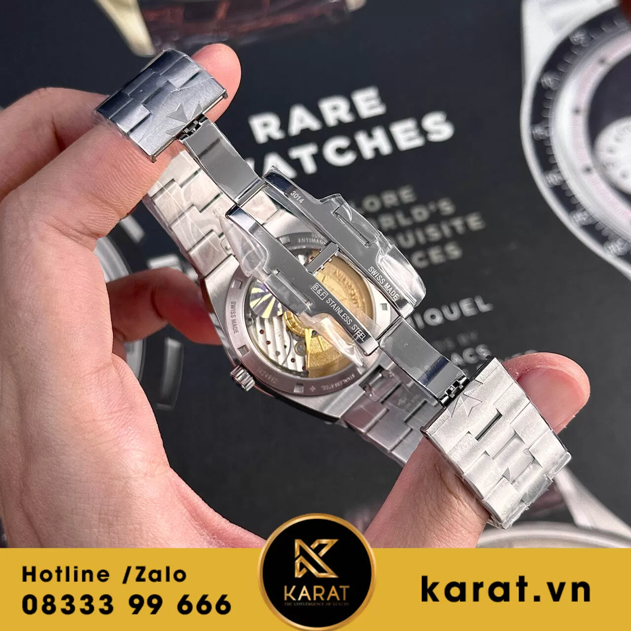 Đồng hồ Vacheron Constantin Overseas mặt nâu fake - Ảnh 9