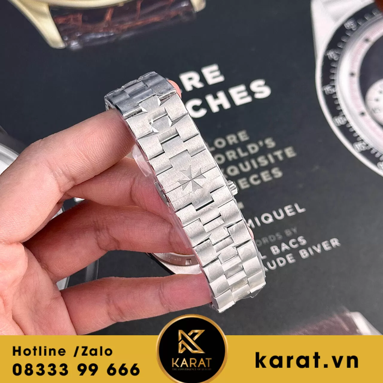 Đồng hồ Vacheron Constantin Overseas black dial rep 1:1 - Ảnh 9