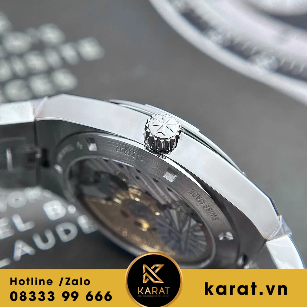 Đồng hồ Vacheron Constantin Overseas black dial rep 1:1 - Ảnh 3