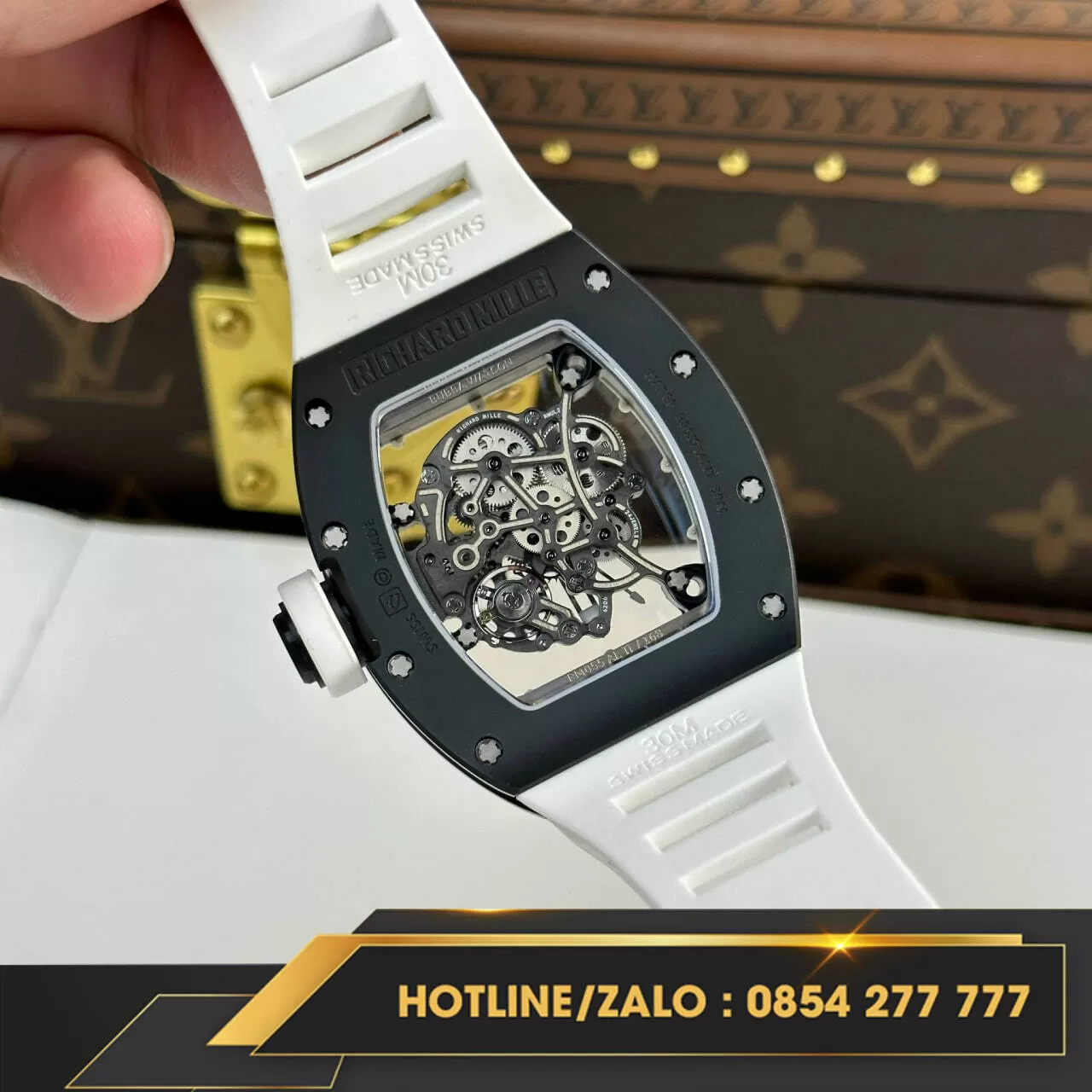 Đồng hồ Richard Mille RM055 Bubba Watson ceramic fake - Ảnh 12