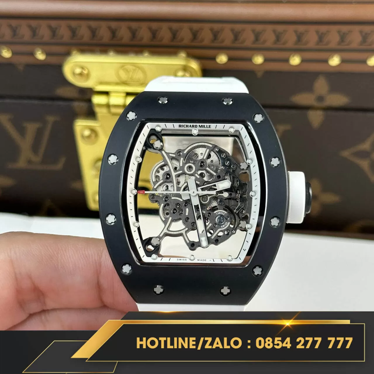 Đồng hồ Richard Mille RM055 Bubba Watson ceramic fake - Ảnh 9