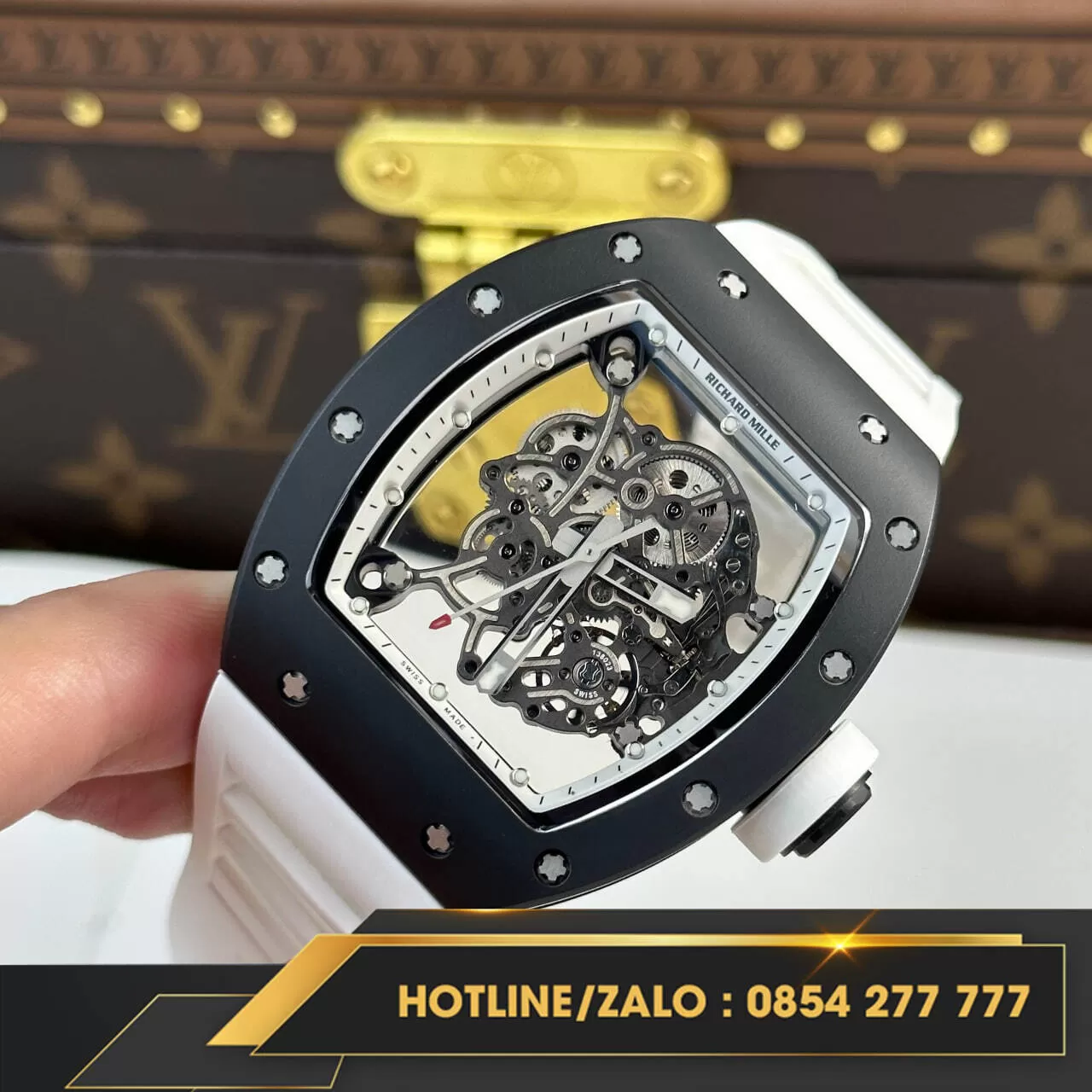 Đồng hồ Richard Mille RM055 Bubba Watson ceramic fake - Ảnh 8