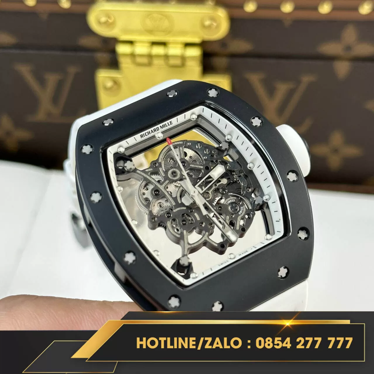 Đồng hồ Richard Mille RM055 Bubba Watson ceramic fake - Ảnh 7