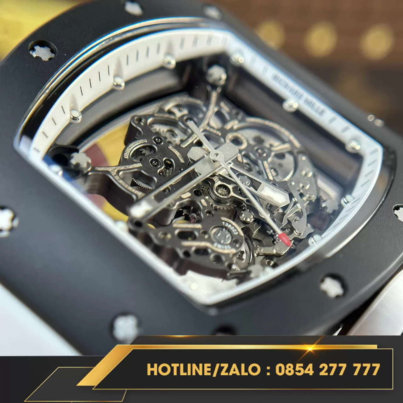 Đồng hồ Richard Mille RM055 Bubba Watson ceramic fake - Ảnh 6