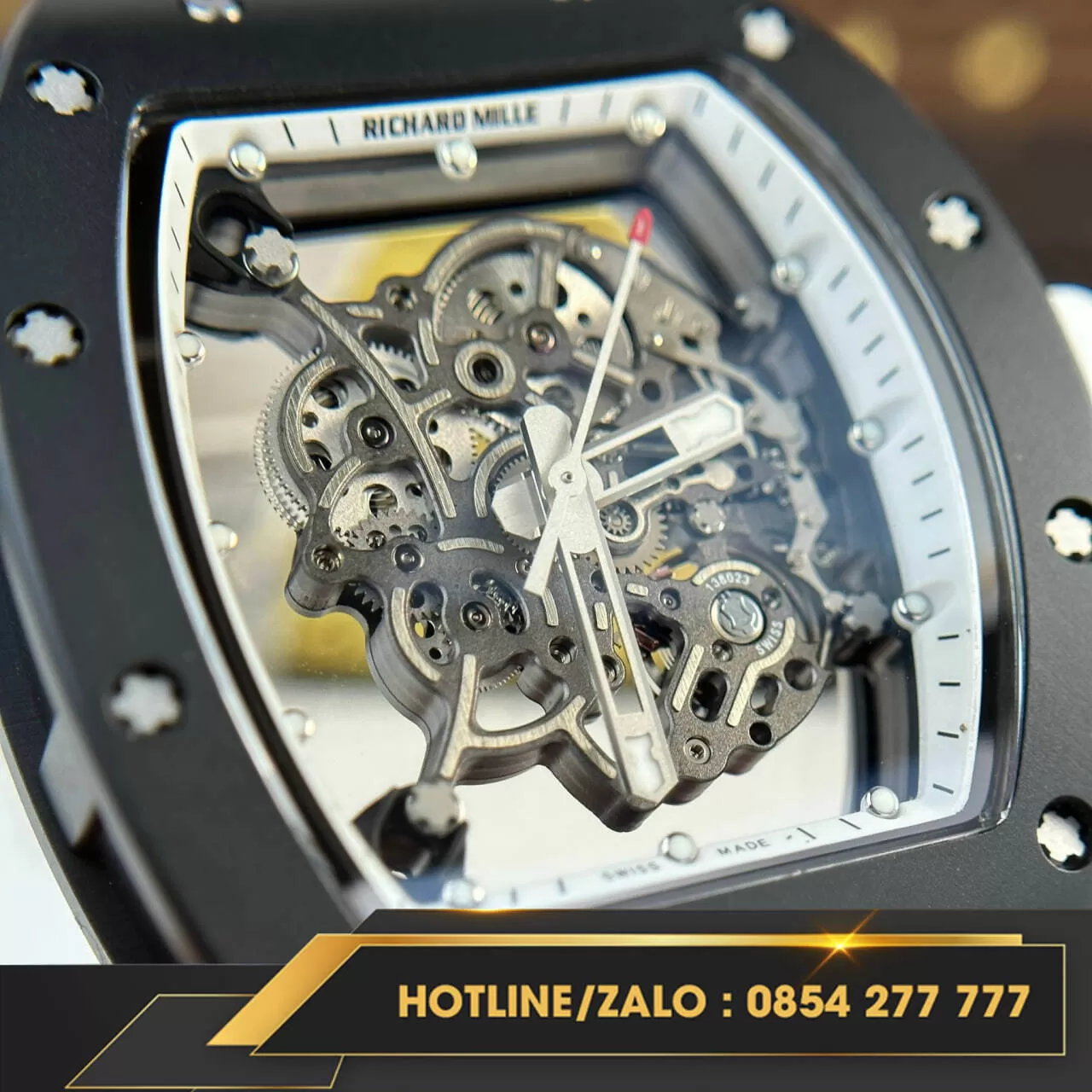 Đồng hồ Richard Mille RM055 Bubba Watson ceramic fake - Ảnh 3