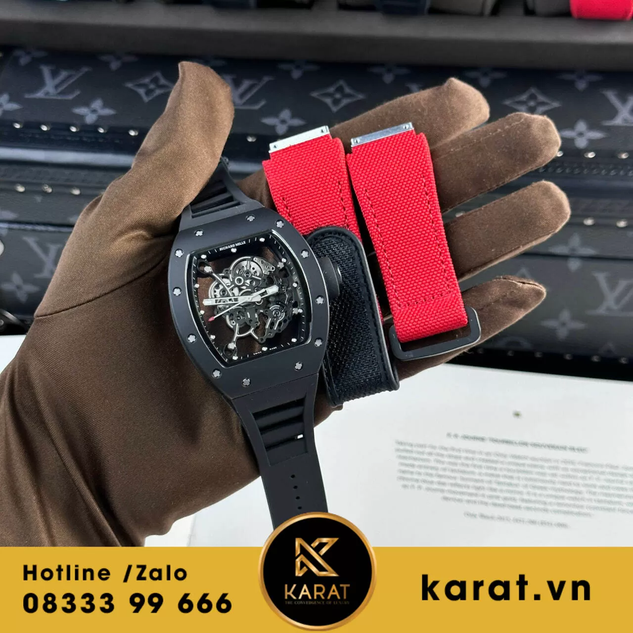 Đồng hồ Richard Mille RM055 Bubba Watson ceramic rep 1:1 - Ảnh 13
