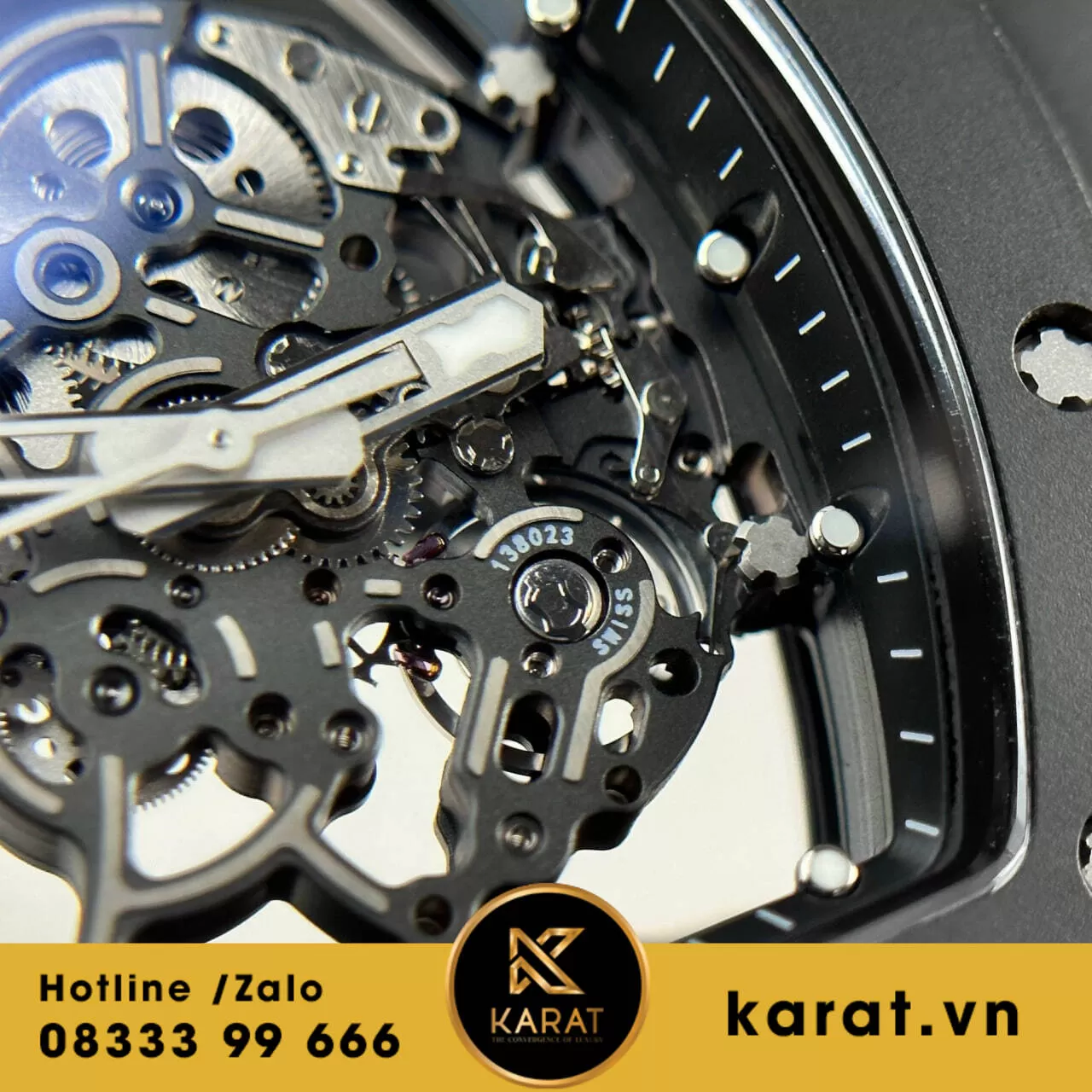 Đồng hồ Richard Mille RM055 Bubba Watson ceramic rep 1:1 - Ảnh 9