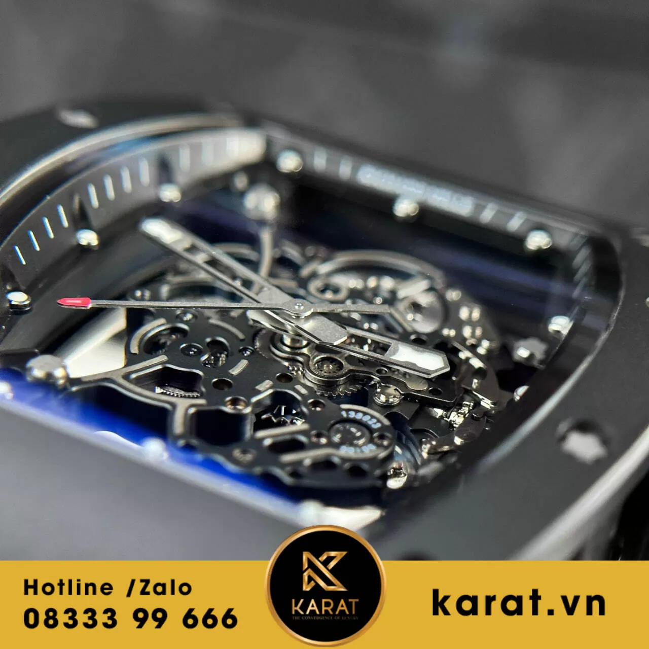 Đồng hồ Richard Mille RM055 Bubba Watson ceramic rep 1:1 - Ảnh 6