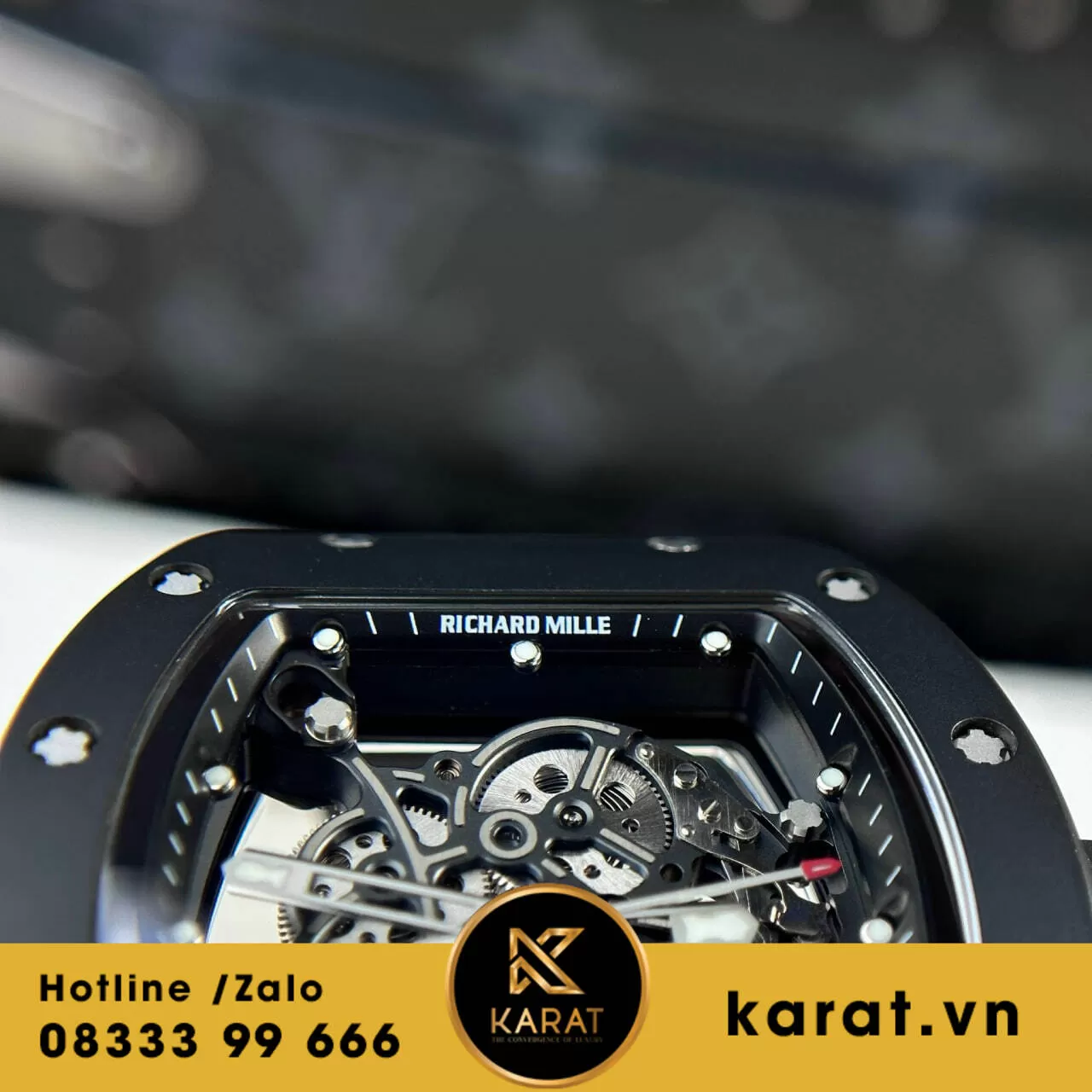 Đồng hồ Richard Mille RM055 Bubba Watson ceramic rep 1:1 - Ảnh 4