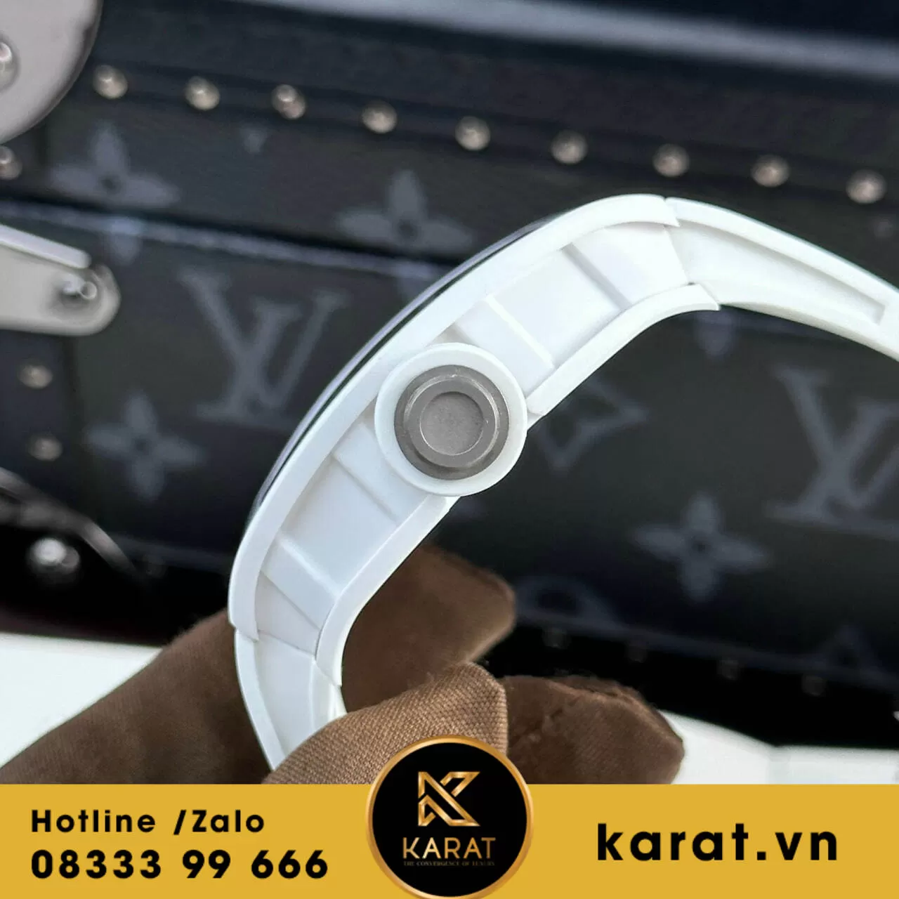 Đồng hồ Richard Mille RM055 Bubba Watson white ceramic - Ảnh 10