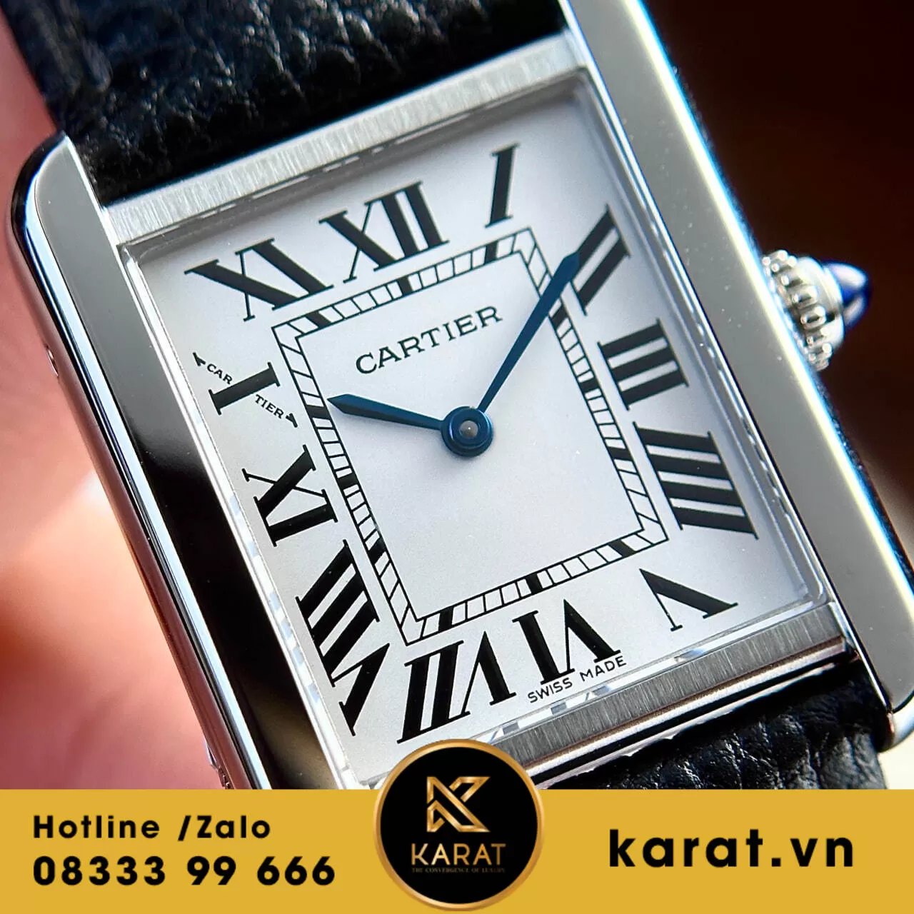 Đồng hồ Cartier Tank Solo Small Model - Ảnh 10