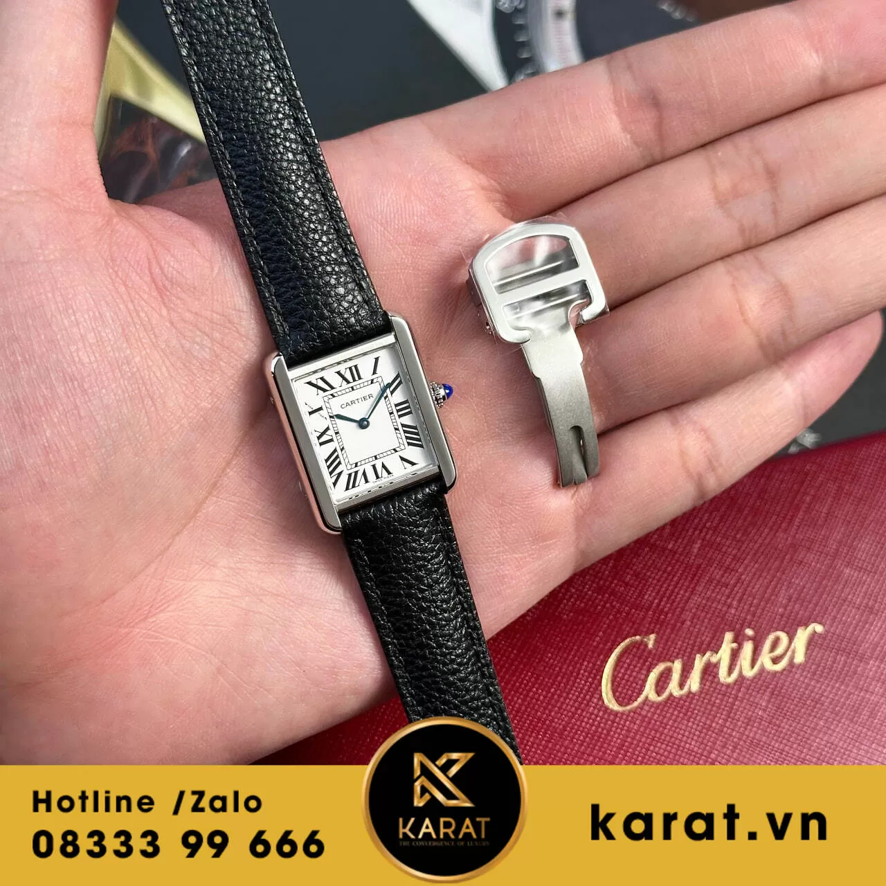 Đồng hồ Cartier Tank Solo Small Model - Ảnh 7