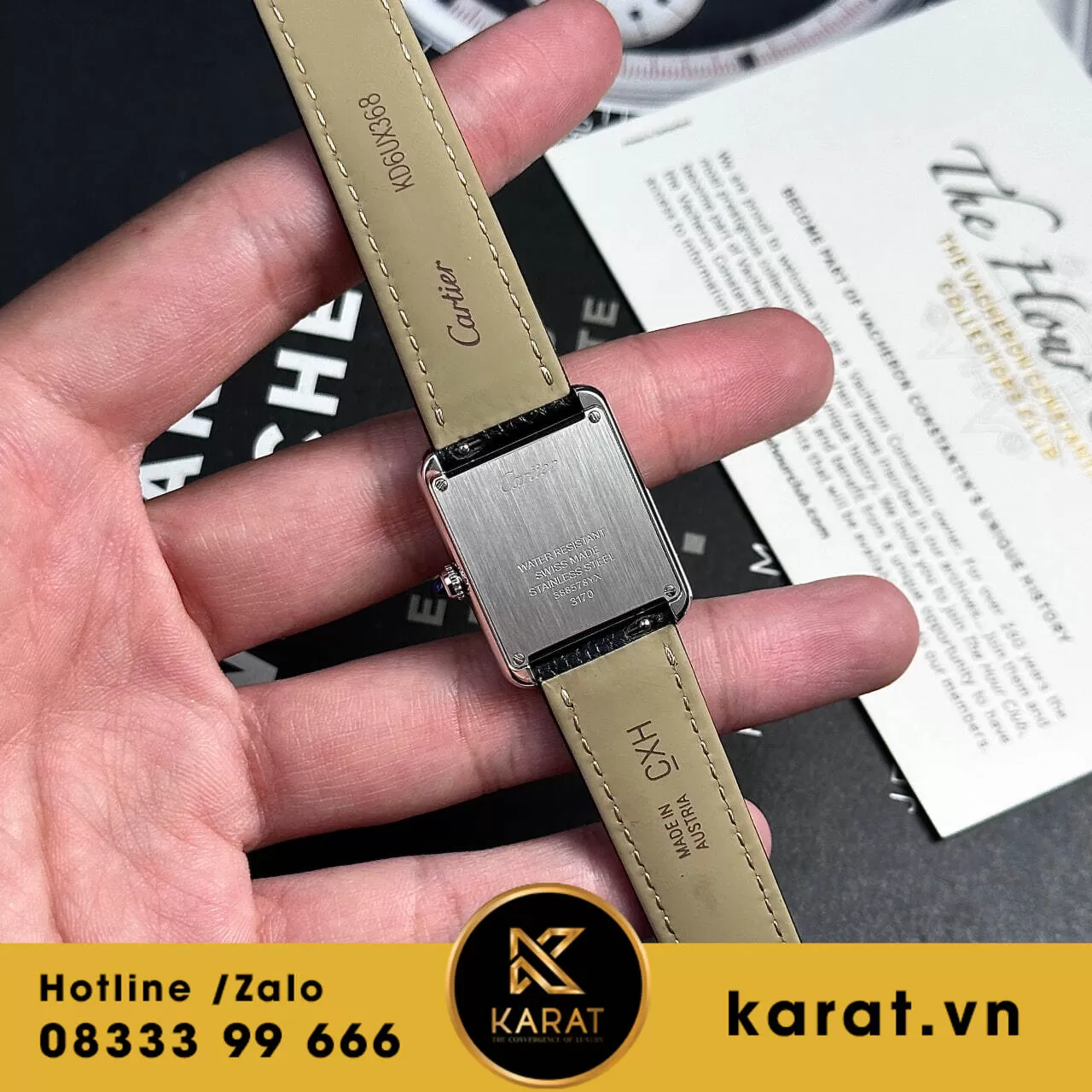 Đồng hồ Cartier Tank Solo Small Model - Ảnh 4