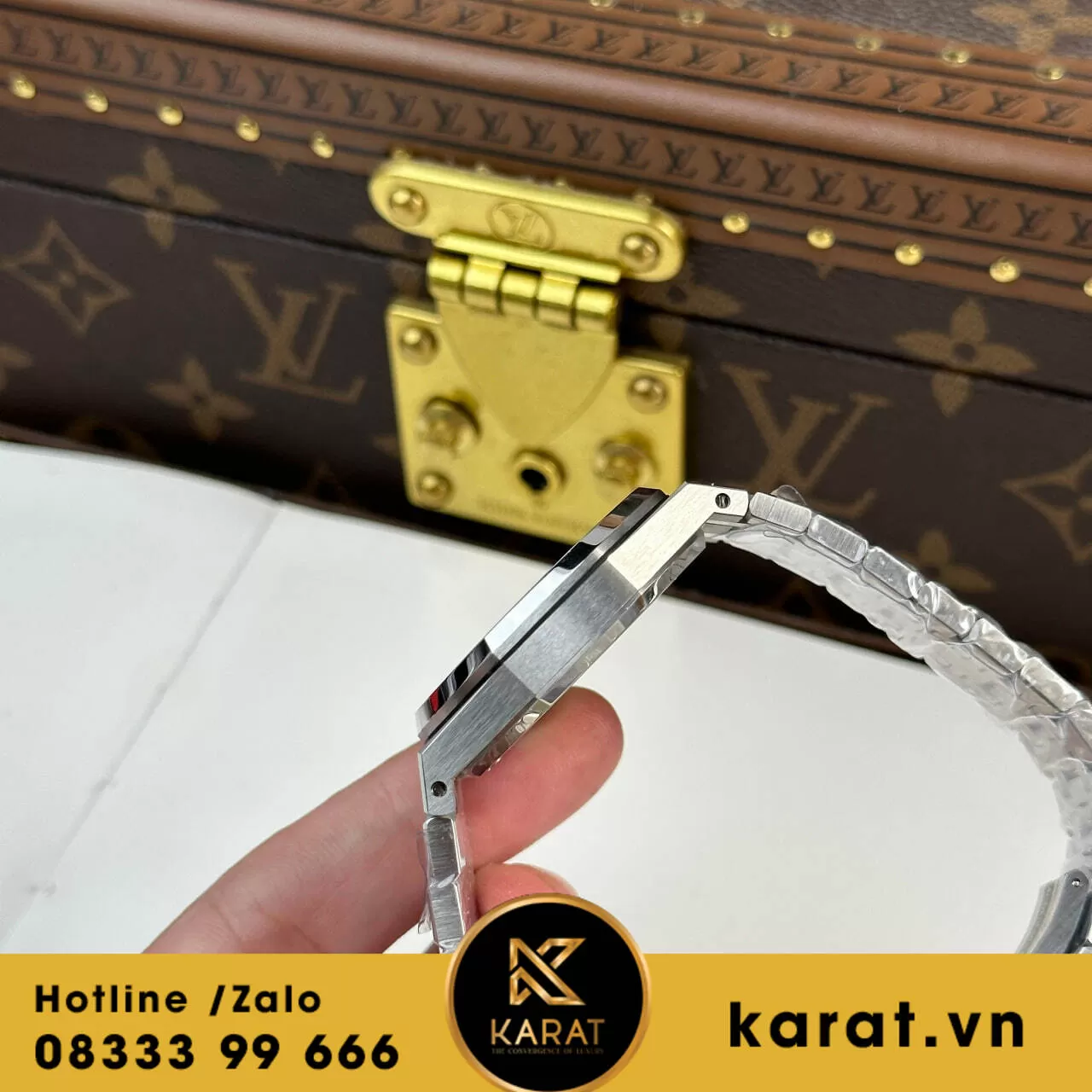 Đồng hồ Audemars Piguet Royal Oak 15450 37mm mặt xám fake - Ảnh 7