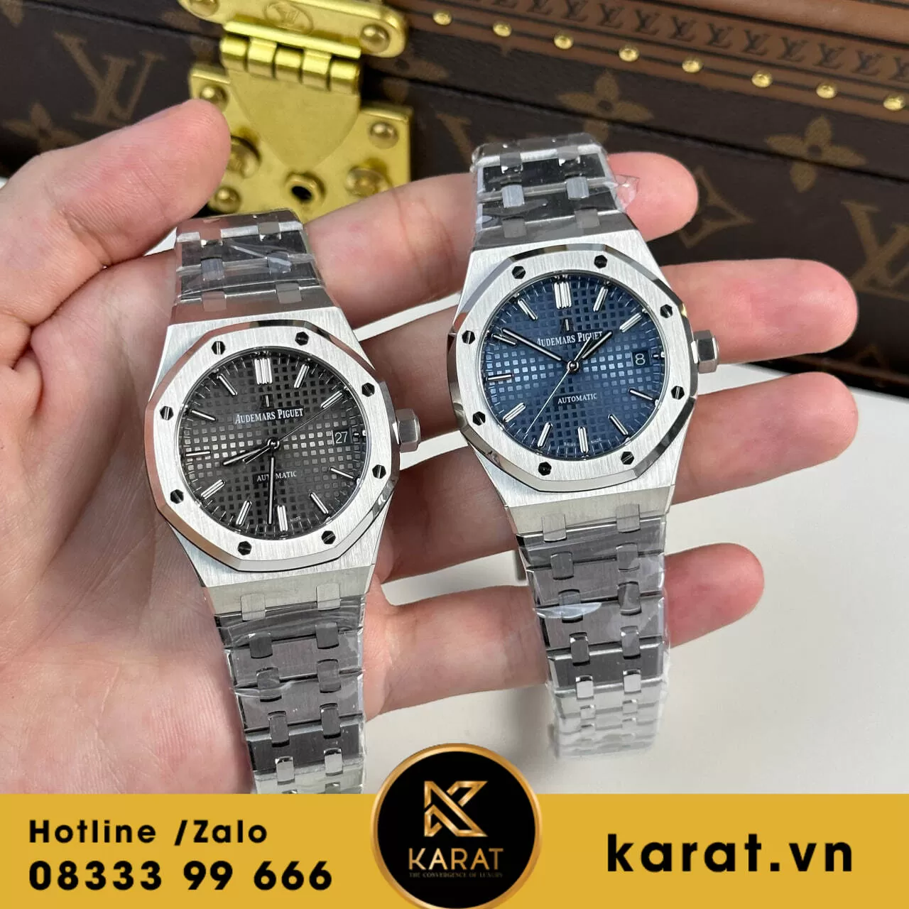 Đồng hồ Audemars Piguet Royal Oak 15450 37mm mặt xám fake - Ảnh 5