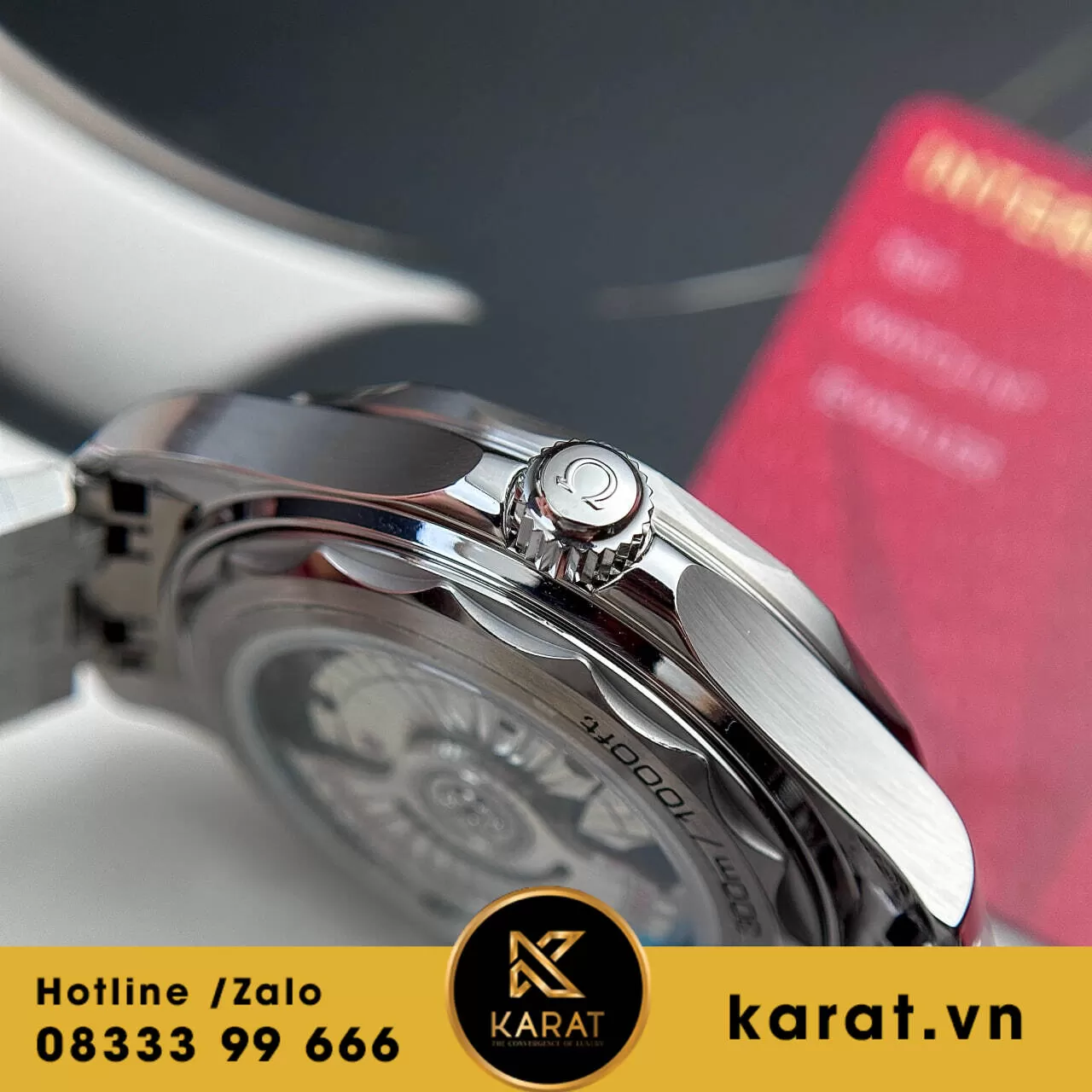 Đồng hồ Omega Seamaster Diver 300M white dial fake 11 - Ảnh 7