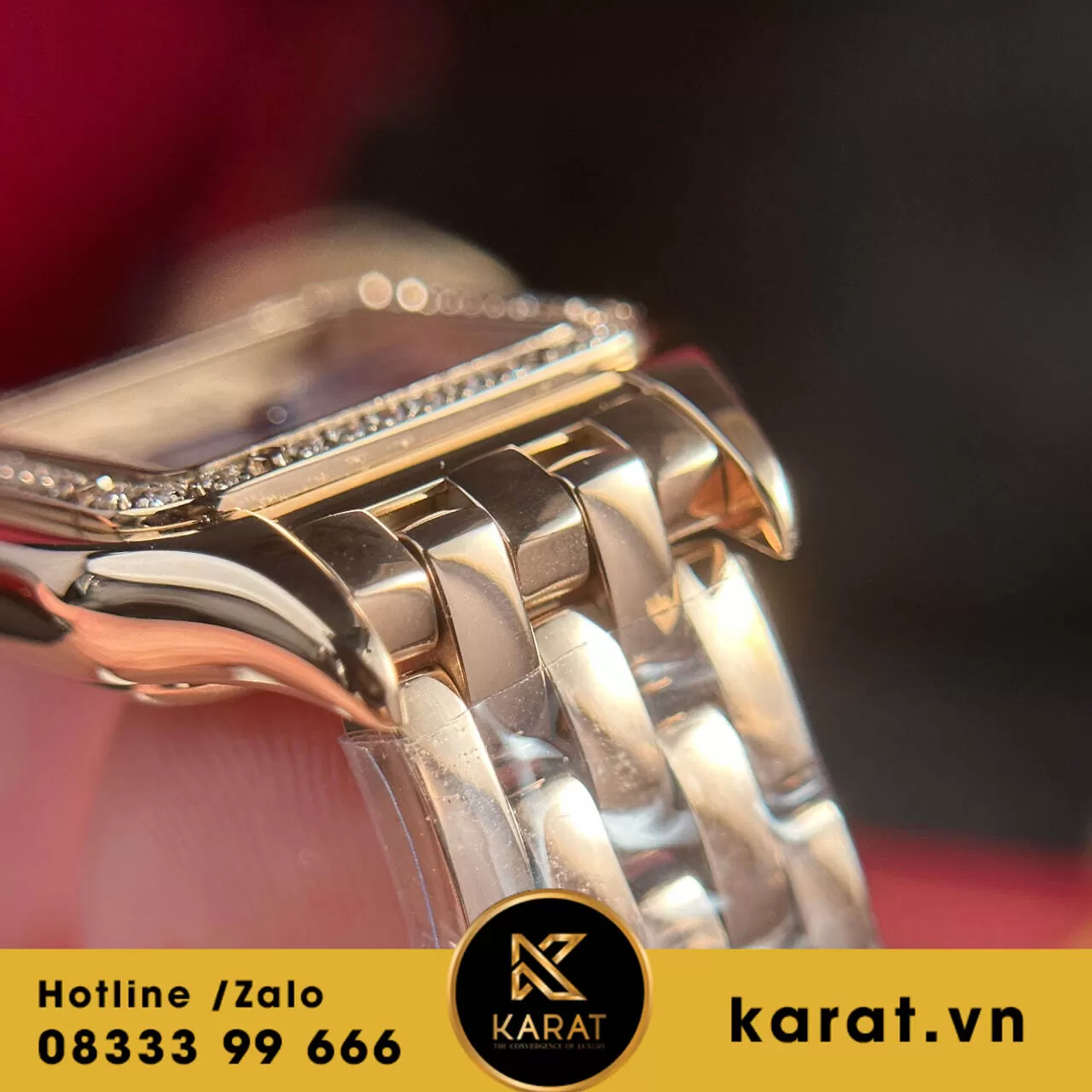 Đồng hồ cartier Panthere de Cartier Rose gold replica - Ảnh 12