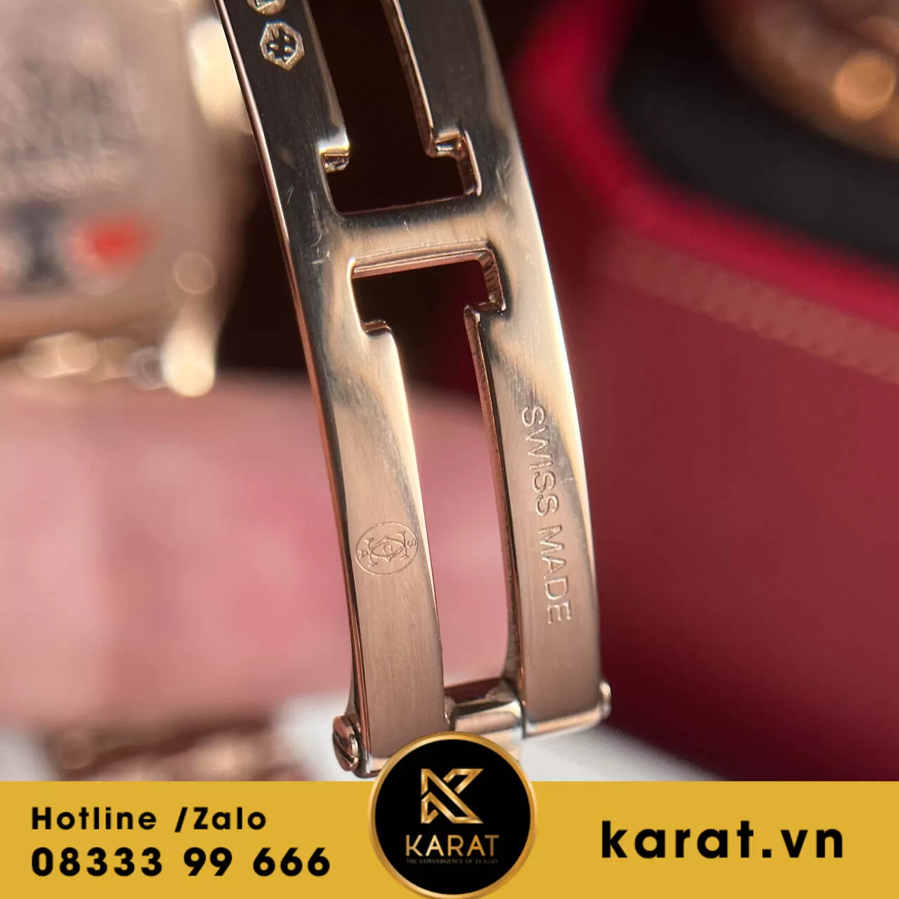 Đồng hồ cartier Panthere de Cartier Rose gold replica - Ảnh 10