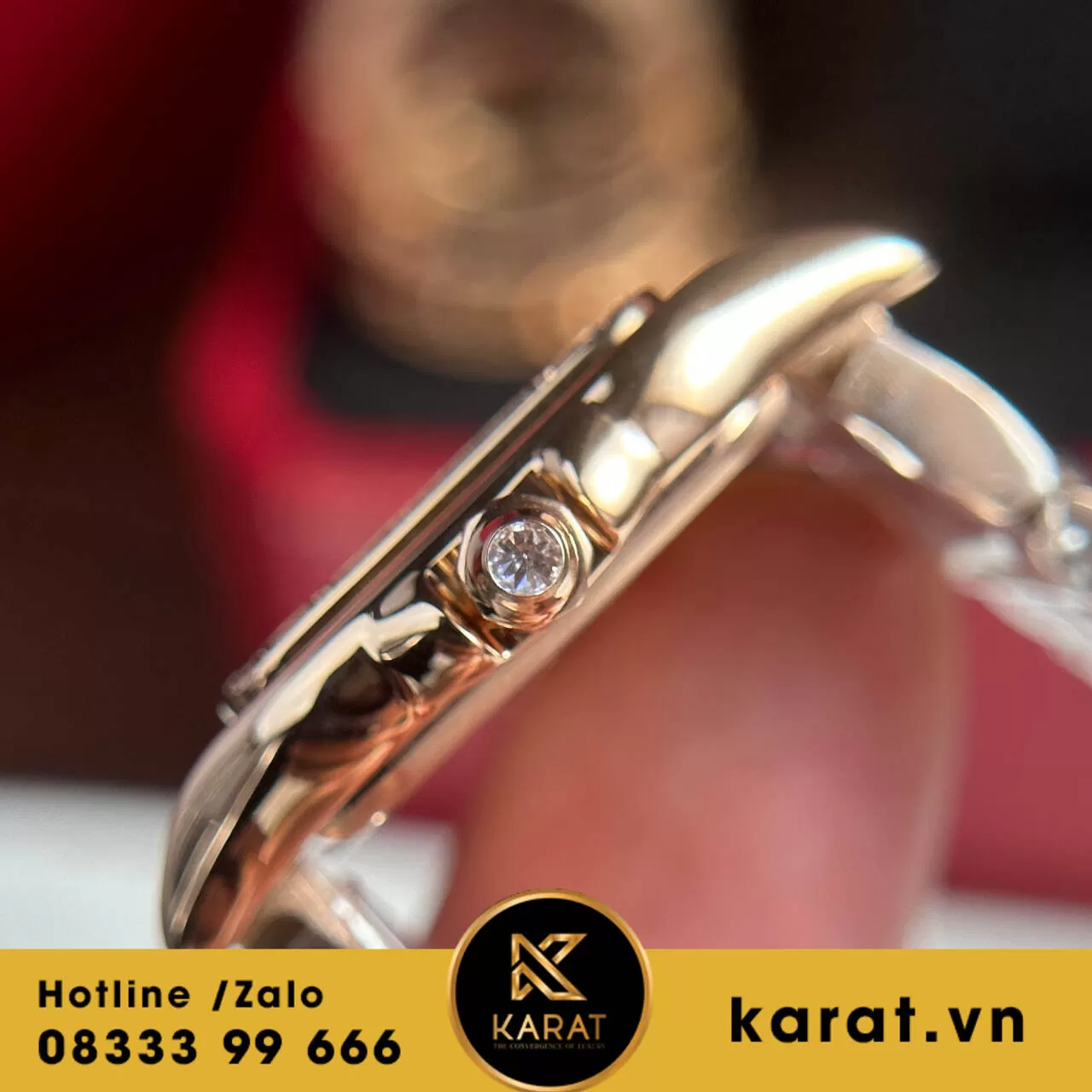 Đồng hồ cartier Panthere de Cartier Rose gold replica - Ảnh 5