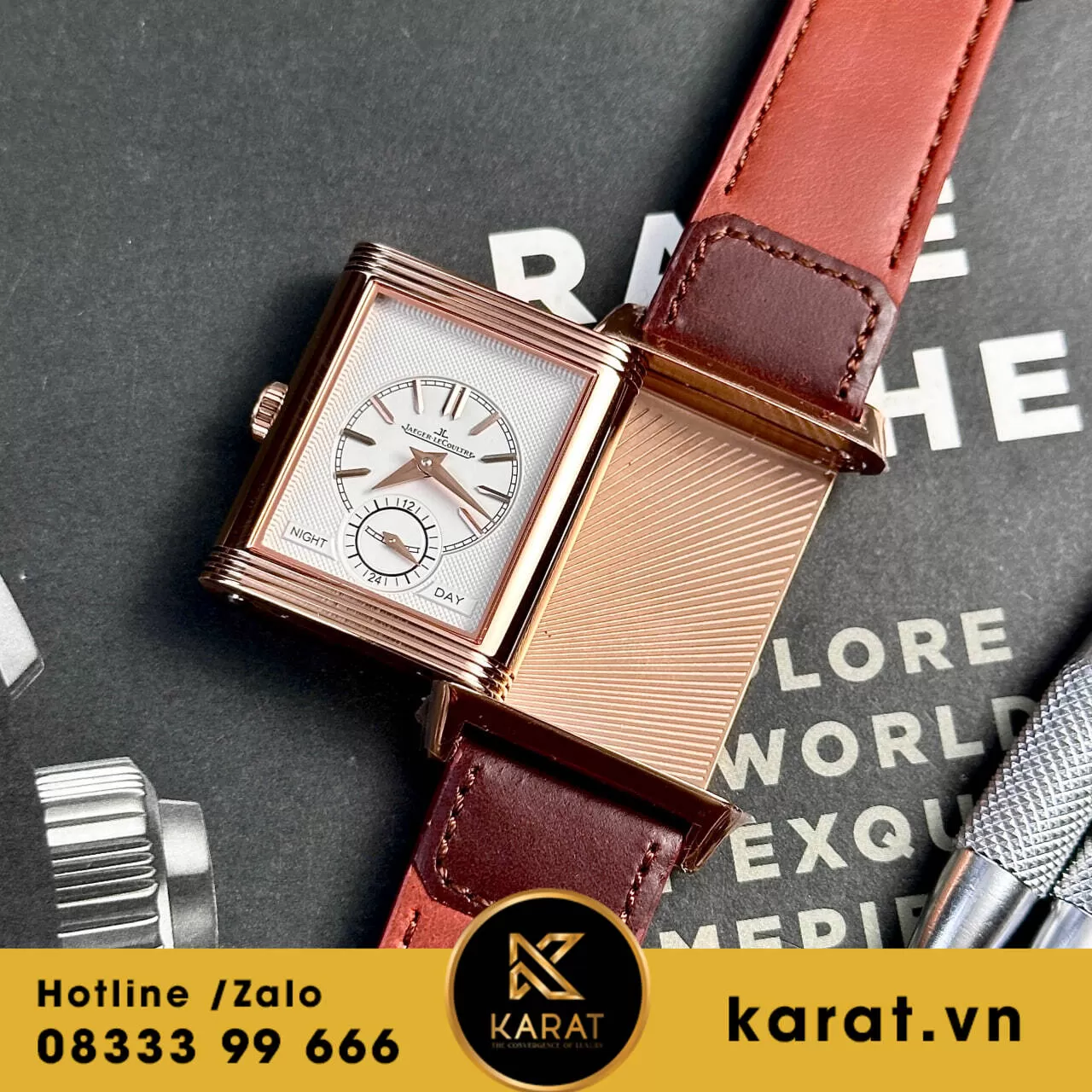 Đồng hồ Jaeger LeCoultre Master Reverso Tribute Small Seconds replica - Ảnh 14