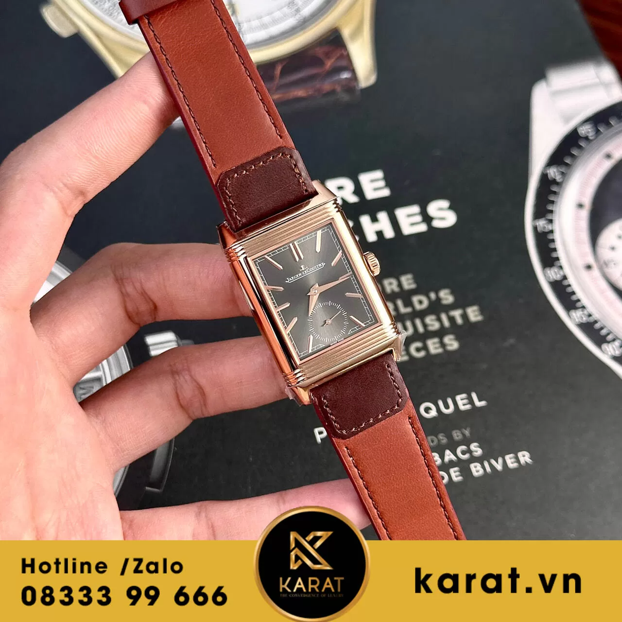 Đồng hồ Jaeger LeCoultre Master Reverso Tribute Small Seconds replica - Ảnh 12