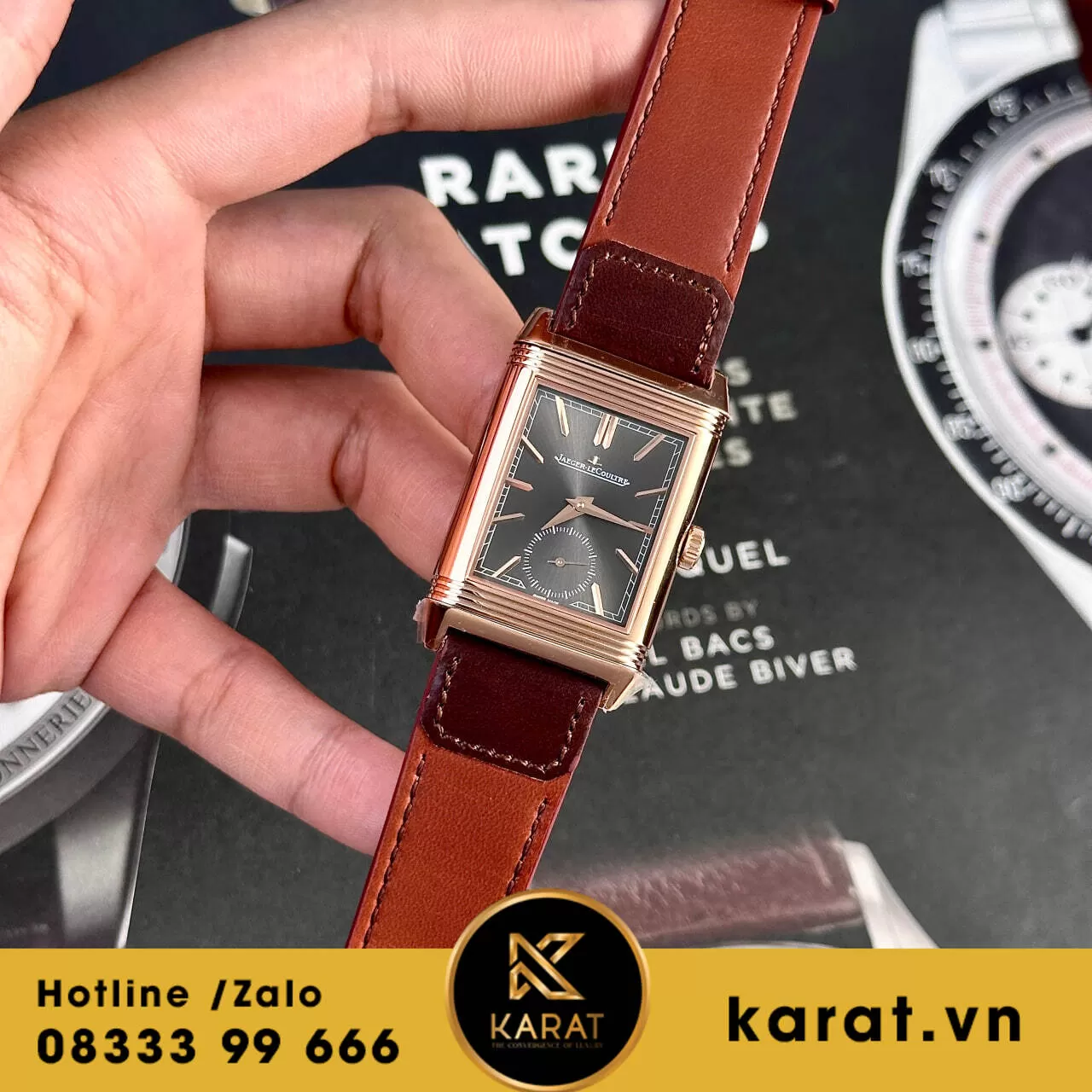 Đồng hồ Jaeger LeCoultre Master Reverso Tribute Small Seconds replica - Ảnh 11
