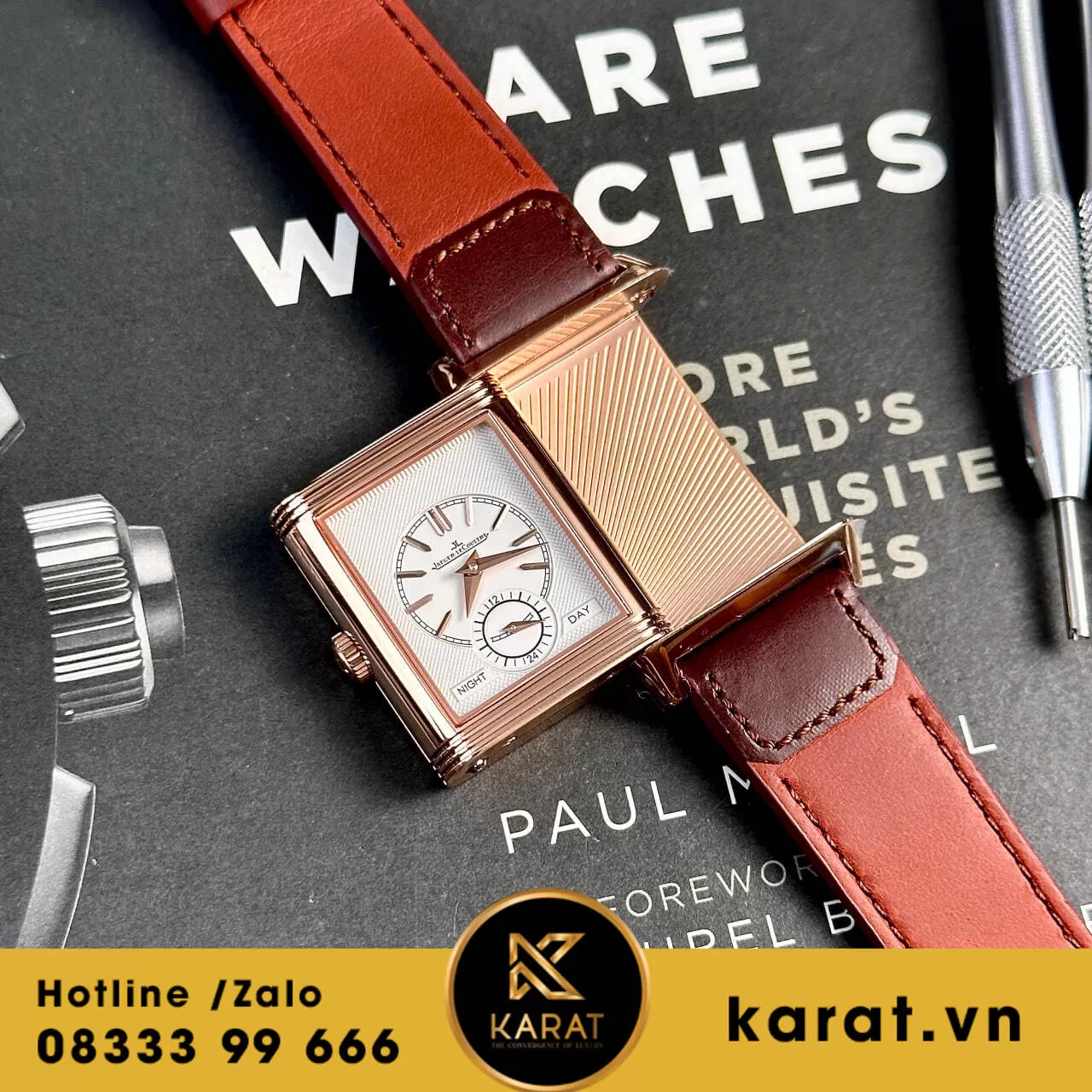 Đồng hồ Jaeger LeCoultre Master Reverso Tribute Small Seconds replica - Ảnh 9