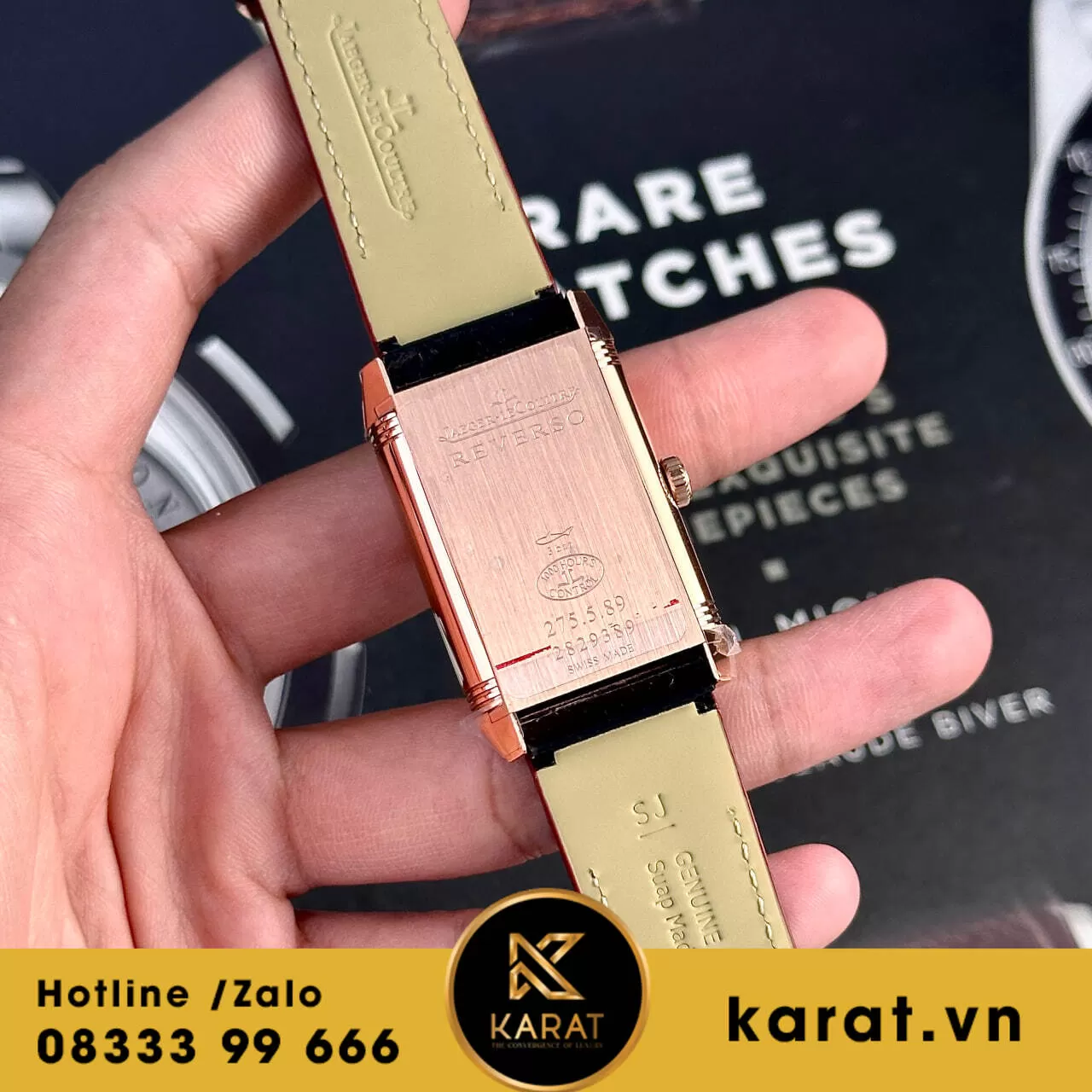 Đồng hồ Jaeger LeCoultre Master Reverso Tribute Small Seconds replica - Ảnh 3