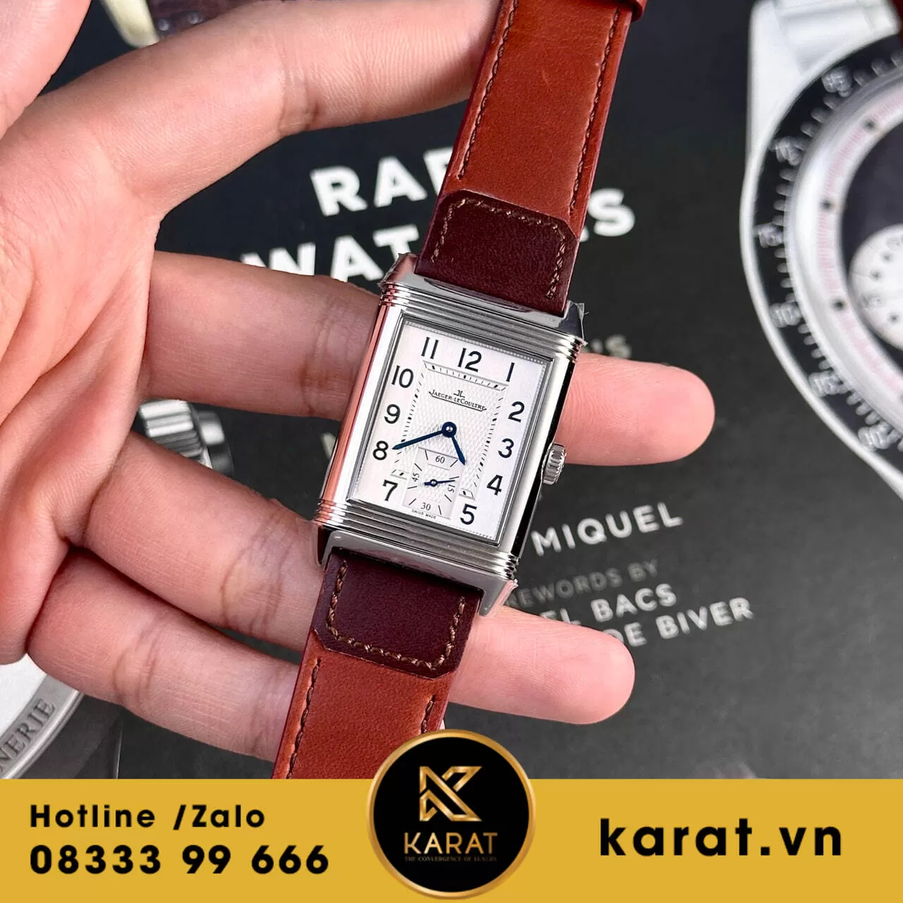 Đồng hồ Jaeger LeCoultre Master Reverso Tribute Small Seconds fake - Ảnh 13