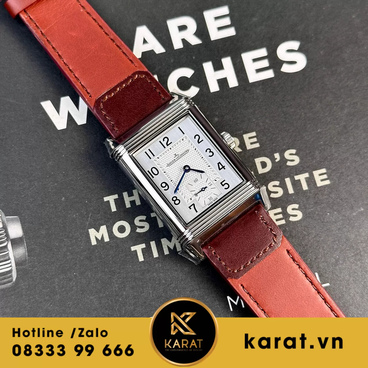 Đồng hồ Jaeger LeCoultre Master Reverso Tribute Small Seconds fake - Ảnh 12