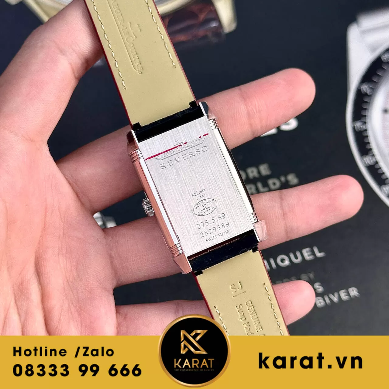 Đồng hồ Jaeger LeCoultre Master Reverso Tribute Small Seconds fake - Ảnh 5